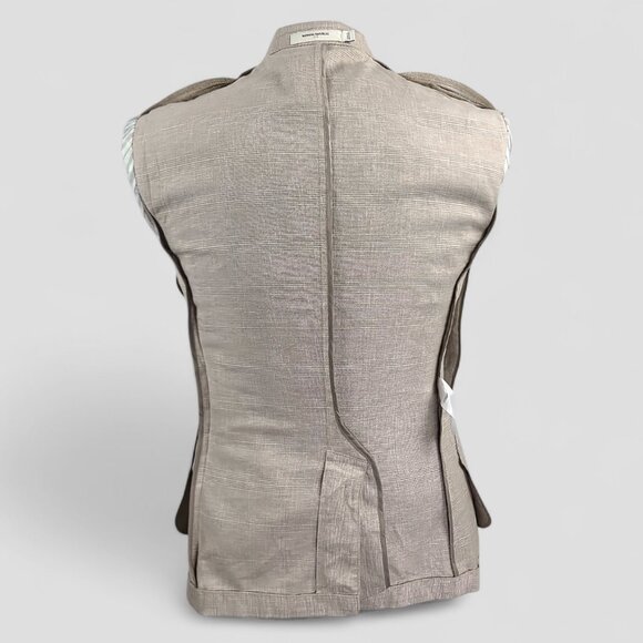 Banana Republic Linen Blend Glen Check 2-Piece Suit 36S - Pants W30xL26 - Picture 11 of 16